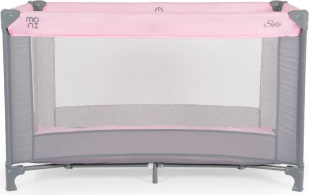 Shtrat portativ Cangaroo Solo, rozë/hiri