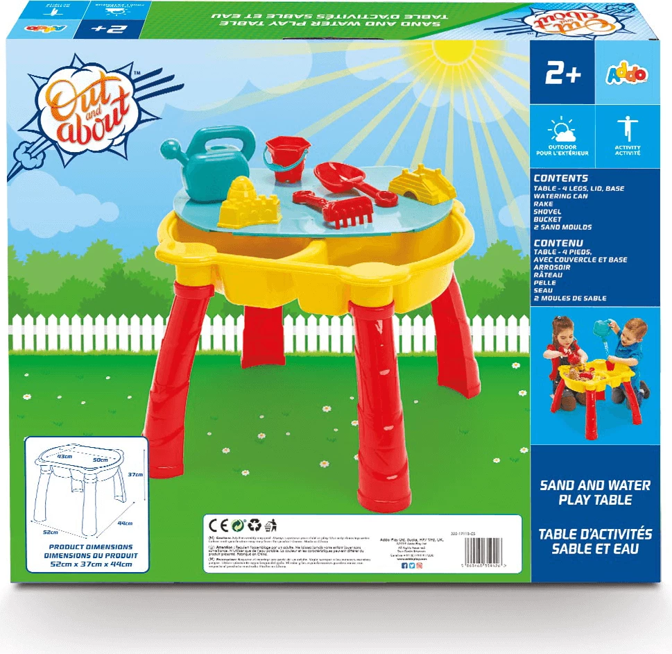 Tavolinë rëre për fëmijë Out and About Sand and Water Play Table