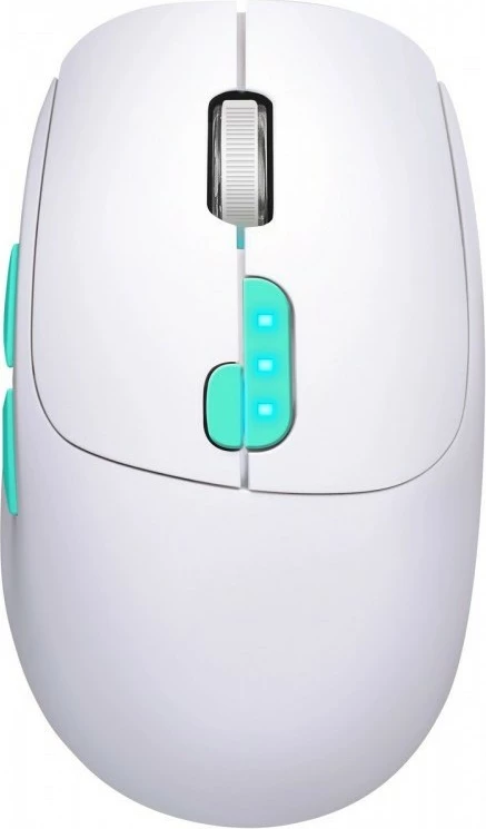 Maus pa tela Defender Nitta MM-307, Bluetooth/USB, 1600 DPI, i bardhë