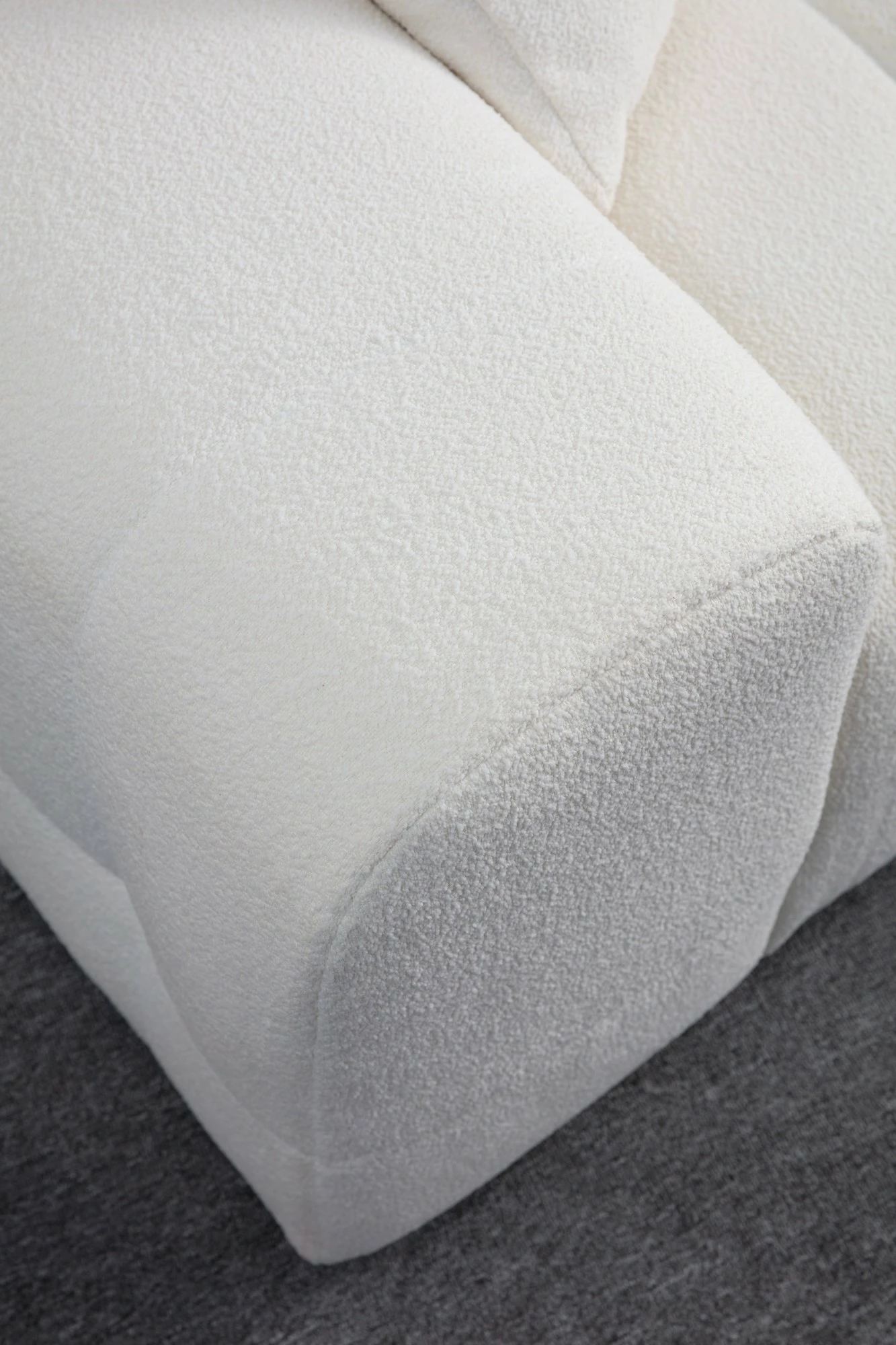 Këndore Pescara, e bardhë, Atelier del Sofa, kënd i djathtë (L2-Chl)