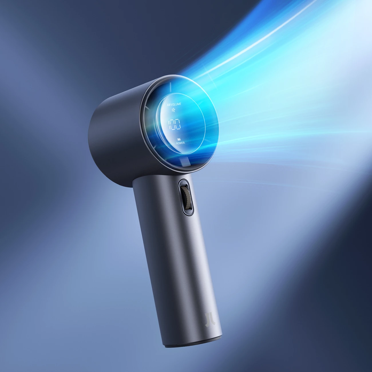 Ventilator dore Jisulife Pro1 FA53, 3600 mAh, ekran LED, USB-C, kaltër e errët 8