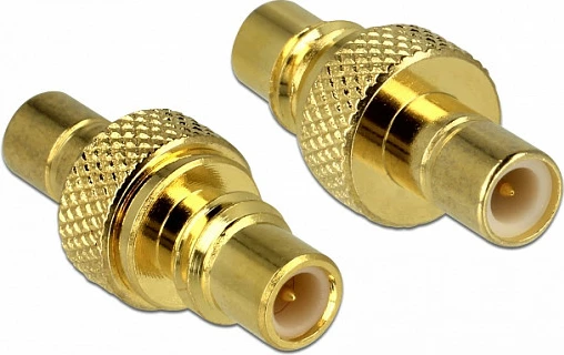 Adapter RF koaksial DeLOCK 65875, SMC mashkull - SMB femër, 50 Ω, ari