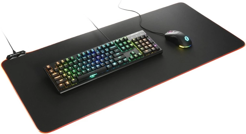 Mauspad gaming Sharkoon 1337 RGB V2, i zi, USB powered