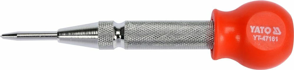 Punc qendre automatik i rregullueshëm Yato YT-47161 125mm, kuqe/argjendtë