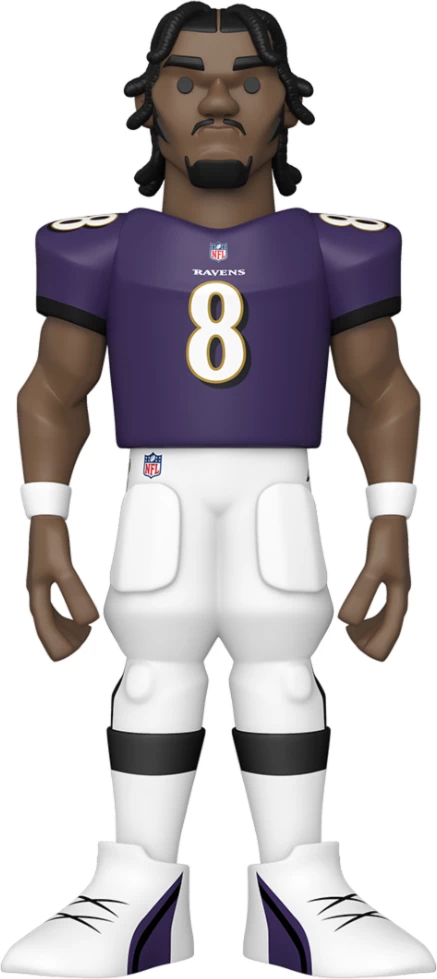Figurinë koleksionuese Funko Gold NFL Ravens Lamar Jackson 12"