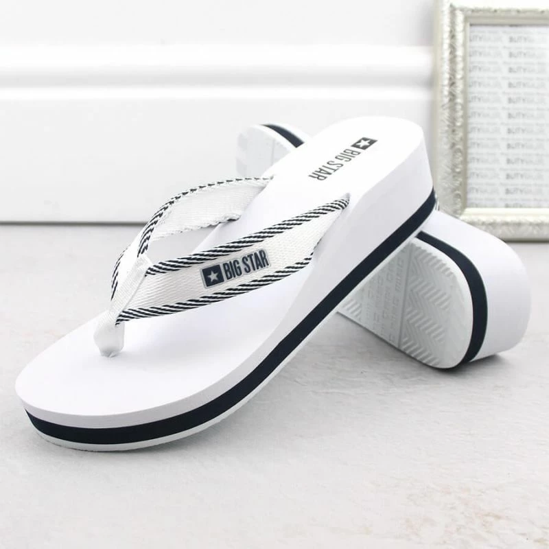 Flip-flops Big Star femra, të bardha