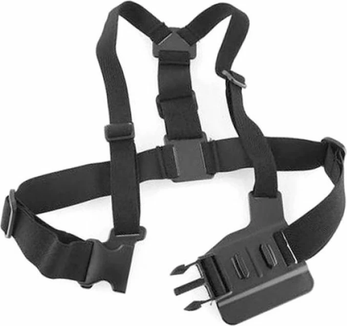 Mbajtëse gjoksi për kamera aksion Hurtel, e zezë