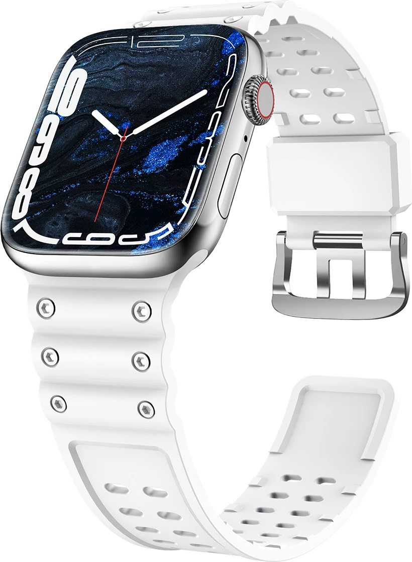 Rrip për Apple Watch Hurtel Strap Triple Protection, 38/40/41mm, i bardhë