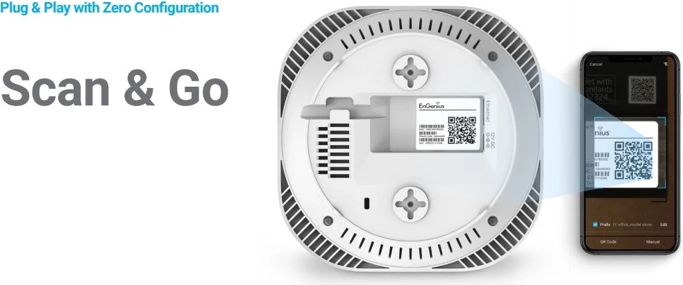 Pikë Qasjeje Wireless EnGenius Cloud ECW120, me Menaxhim në Cloud
