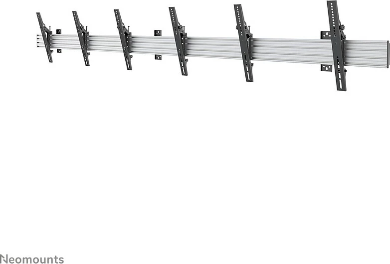 Mbajtëse muri për 3 ekrane Neomounts NMPRO-WMB3, 32-55", VESA 600x400, menaxhim kabllosh, e zezë