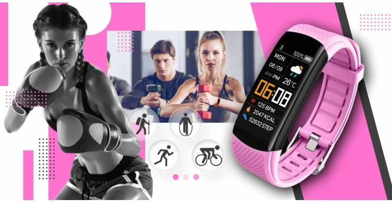 Smartwatch Giewont unisex, rozë