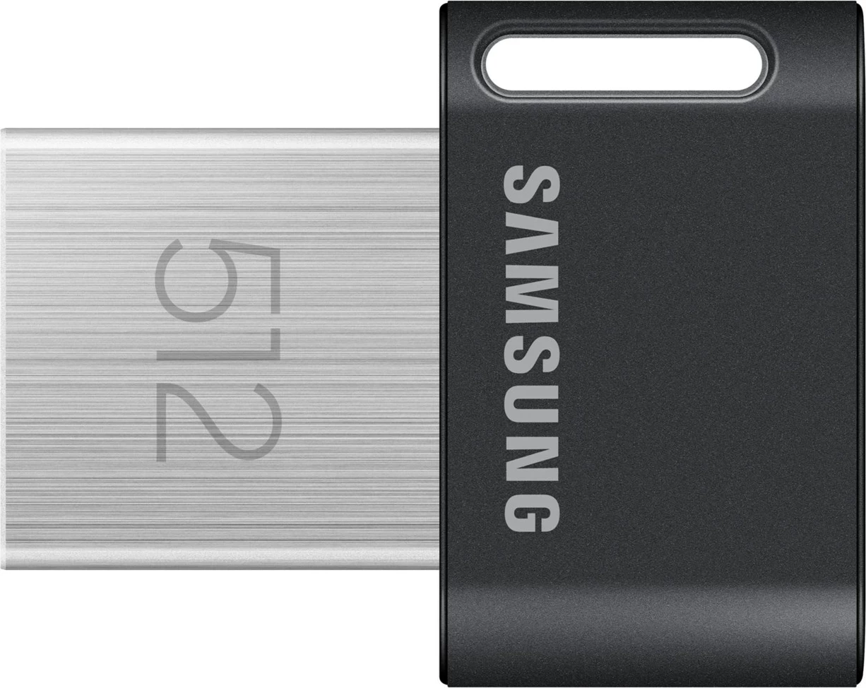 USB flash Samsung MUF-512AB, 512 GB, USB 3.2, e zezë, çelik inox