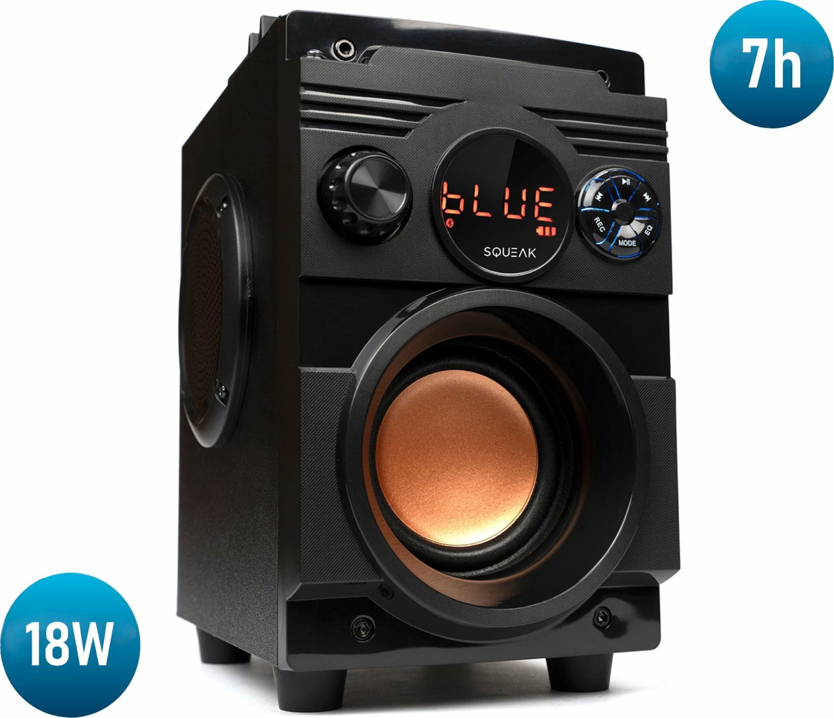 Altoparlant Bluetooth SQUEAK BassBlaster SQ1001 18W, 7h bateri, i zi