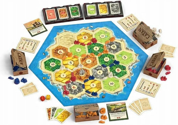 Lojë tavoline Galakta Catan (edicioni i ri), 3-4 lojtarë, 60 min, 10+ vjeç