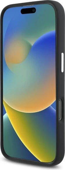 Mbështjellës Mercedes Silicone MagSafe për iPhone 16 Pro Max, Zi