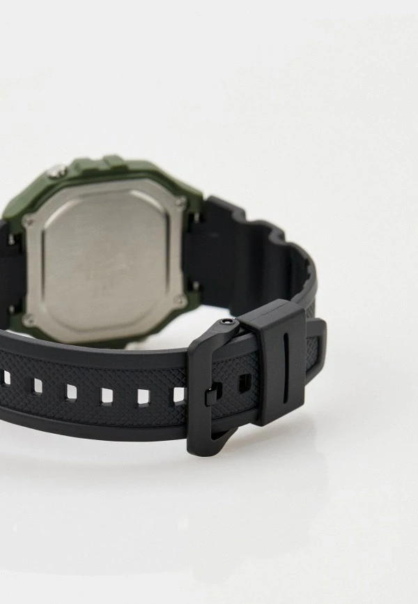 Orë dore Casio W-218H-3AV, e zezë/gjelbër