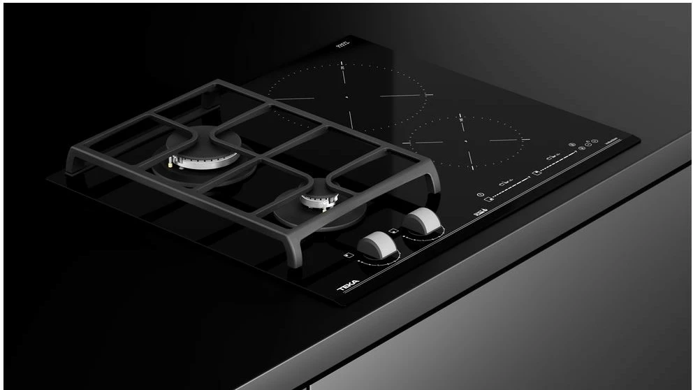 pllakë gatimi hibride gaz+induksion TEKA JZC 64322 ABN BK (E4) 60 cm 4 zona, e zezë
