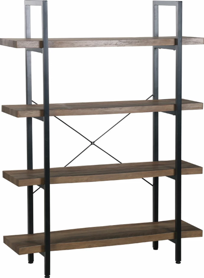 Raft librash Brick-Urban, ngjyrë arre e zezë, 105x32x140