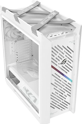 Kasë ASUS ROG STRIX HELIOS II GX601S, Midi Tower, RGB, xham i kalitur, e bardhë