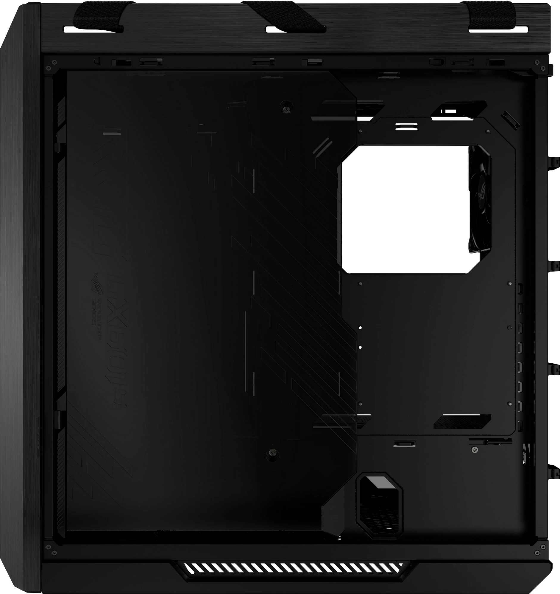 Kasë ASUS ROG Strix Helios II GX601S, Midi Tower, Tempered Glass, RGB, e zezë