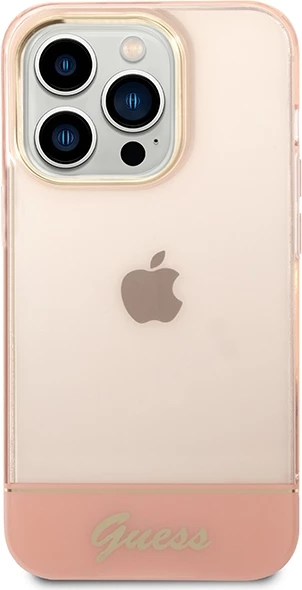 Mbështjellës Guess Translucent për iPhone 14 Pro Max 6.7", Rozë