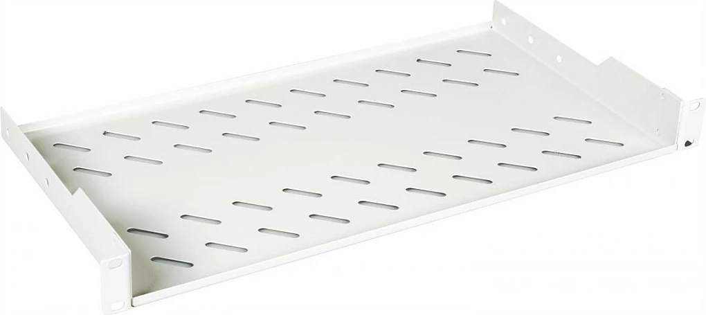 Raft fiks për rack 19" Equip, 1U, 400 mm, hirtë e çelët