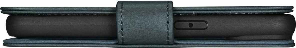 Mbështjellës iCarer Oil Wax Wallet Case 2in1 për iPhone 14, lëkurë natyrale, Anti-RFID, Blu