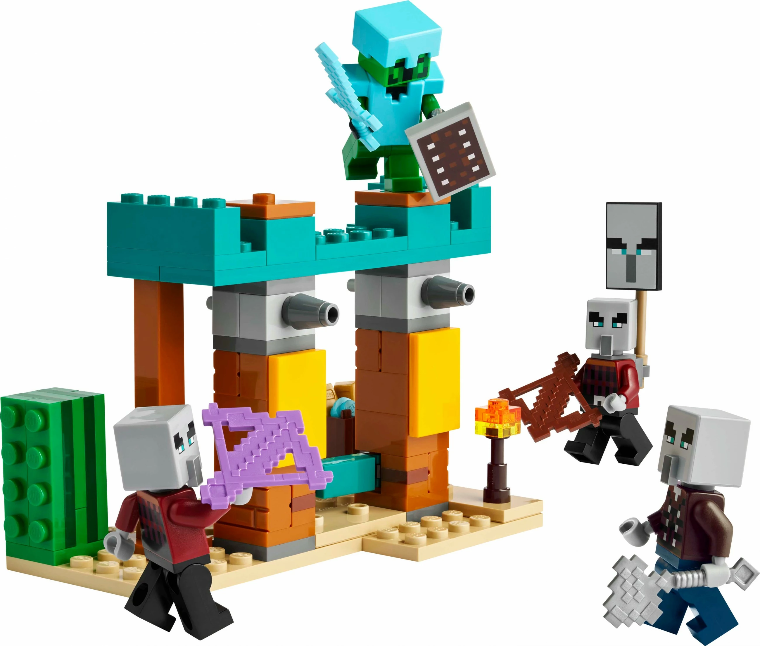 Set ndërtimi LEGO Minecraft 21267, 105 pjesë, shumëngjyrësh
