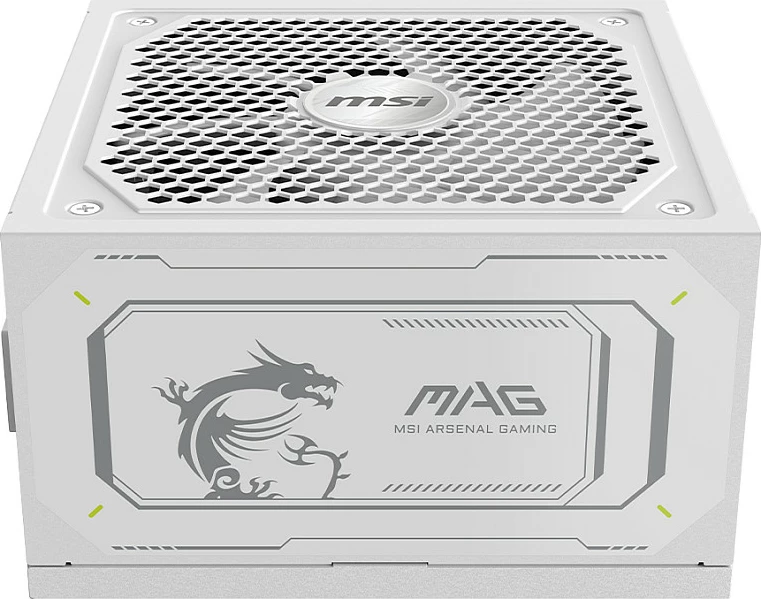 Furnizues rryme MSI MAG A1000GL PCIE5, 1000W, 80 Plus Gold, Fully-Modular, ATX 3.1, White