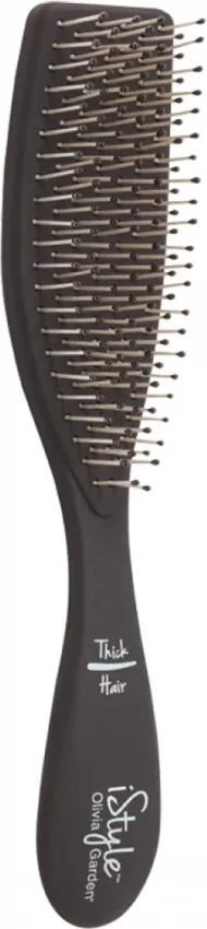 Furçë flokësh për femra Olivia Garden iStyle Thick Hair Brush, e zezë, 1 copë