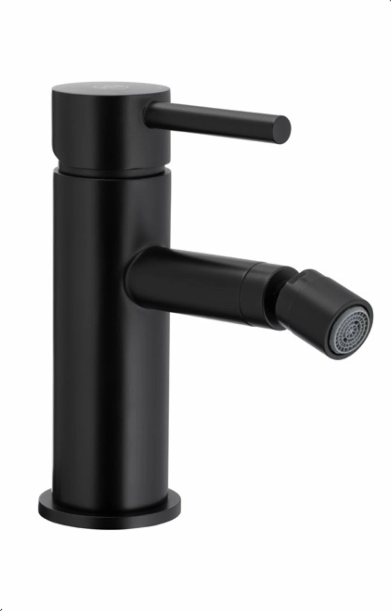 Rubinet bideti KFA Moza 5037-015-81, një-levë, montim standing, rreze gryke 123 mm, i zi