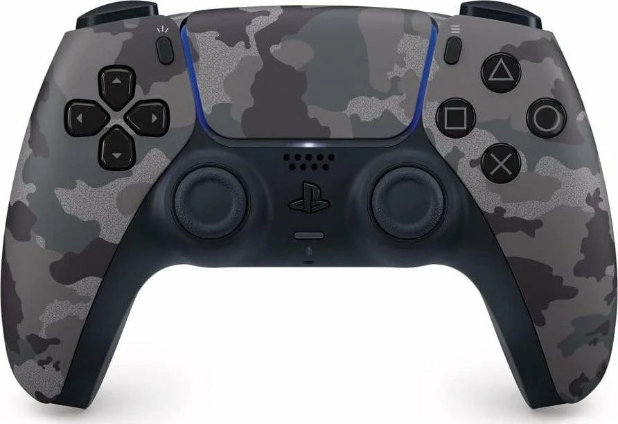 Pad Sony PlayStation 5 DualSense Camo, wireless/USB-C, haptic feedback, adaptive triggers, gri/moro