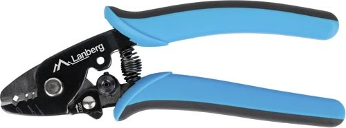 zhveshës izolimi për kabllo fibër optike Lanberg NT-0105, 3 hapje, zezë/blu