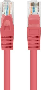 Kabëll rrjeti Lanberg PCU6-20CC-0100-R, Cat6, 1 m, Kuq