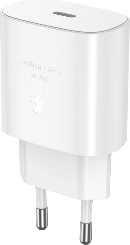 Karikues shtëpie Jellico EU25 25W USB-C PD/QC me kabllo USB-C–USB-C, bardhë (EU blister)