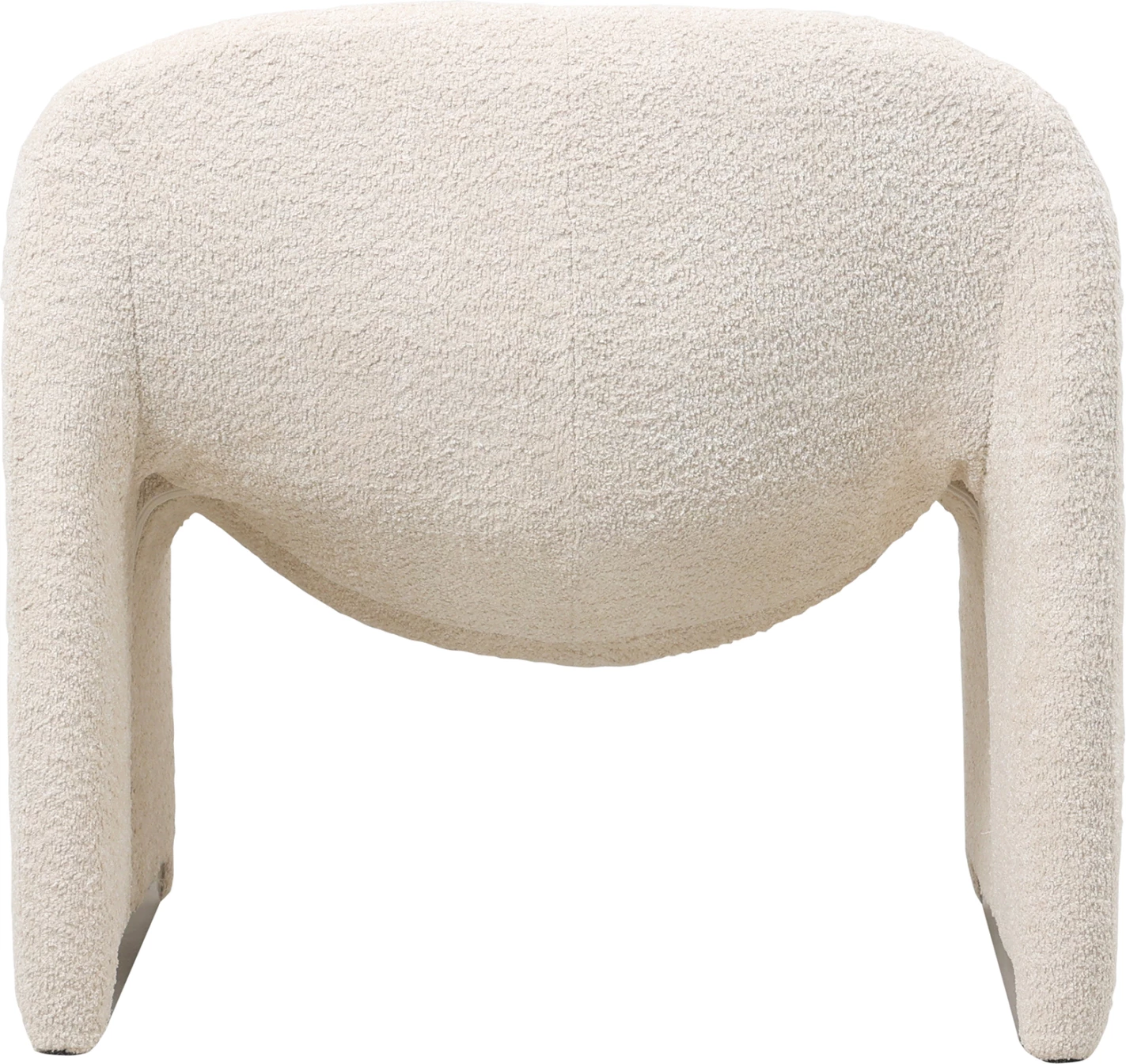 Karrige SPINER FH9599.06, pëlhurë boucle ecru, 81x64x74Hcm