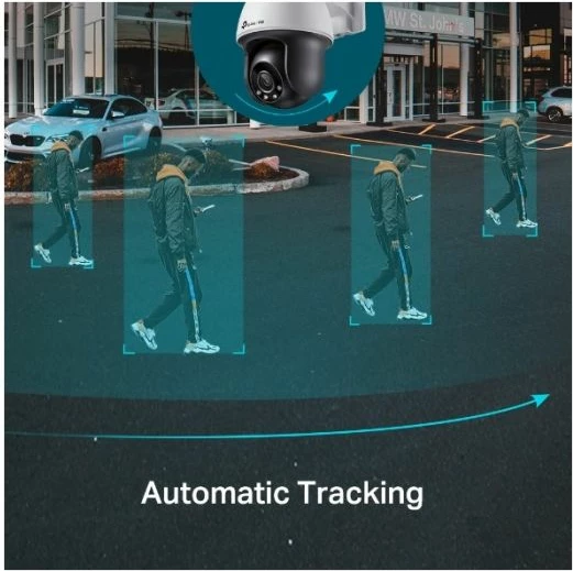 kamerë sigurie rrjeti Wi‑Fi TP-LINK VIGI C540-W (4mm) 4MP 2560x1440 Pan/Tilt IP66, bardhë/zezë