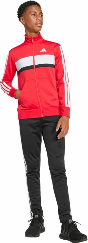 Trenerka për fëmijë adidas, e kuqe dhe e zezë [Madhësia: 176 cm]