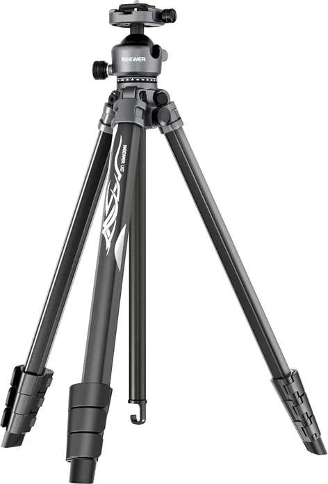 Tripod Neewer LT07 alumin udhëtimi me kokë topi, 10 kg, 48.5–156.5 cm, i zi, set