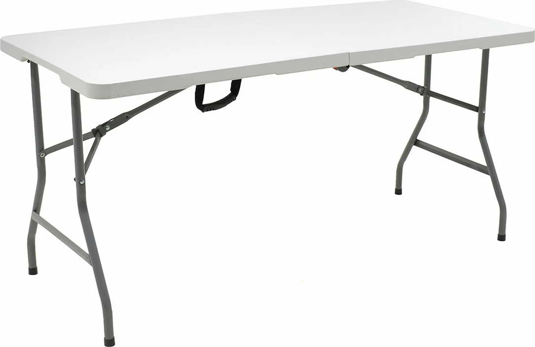 Tavolinë profesionale për catering, palosëse, granit e bardhë, 183x76x74