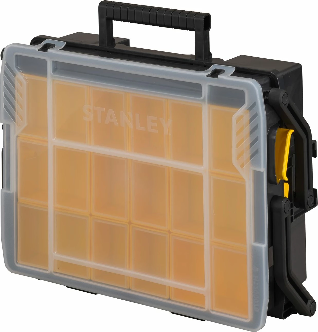Kuti veglash Stanley STST1-75540 multi-level 40x30x13 cm, zezë/verdhe