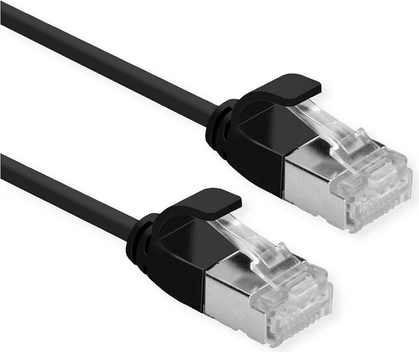 Kabllo rrjeti ROLINE GREEN 21.44.3357, Cat6a U/FTP, 5 m, RJ-45 në RJ-45, e zezë
