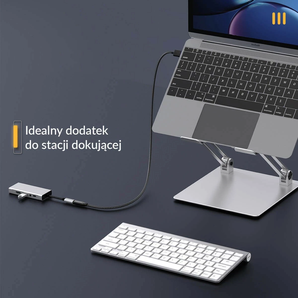 Kabëll zgjatues USB-C Orico 3.2, 20Gbps, 4K, 100W, 1m, zi