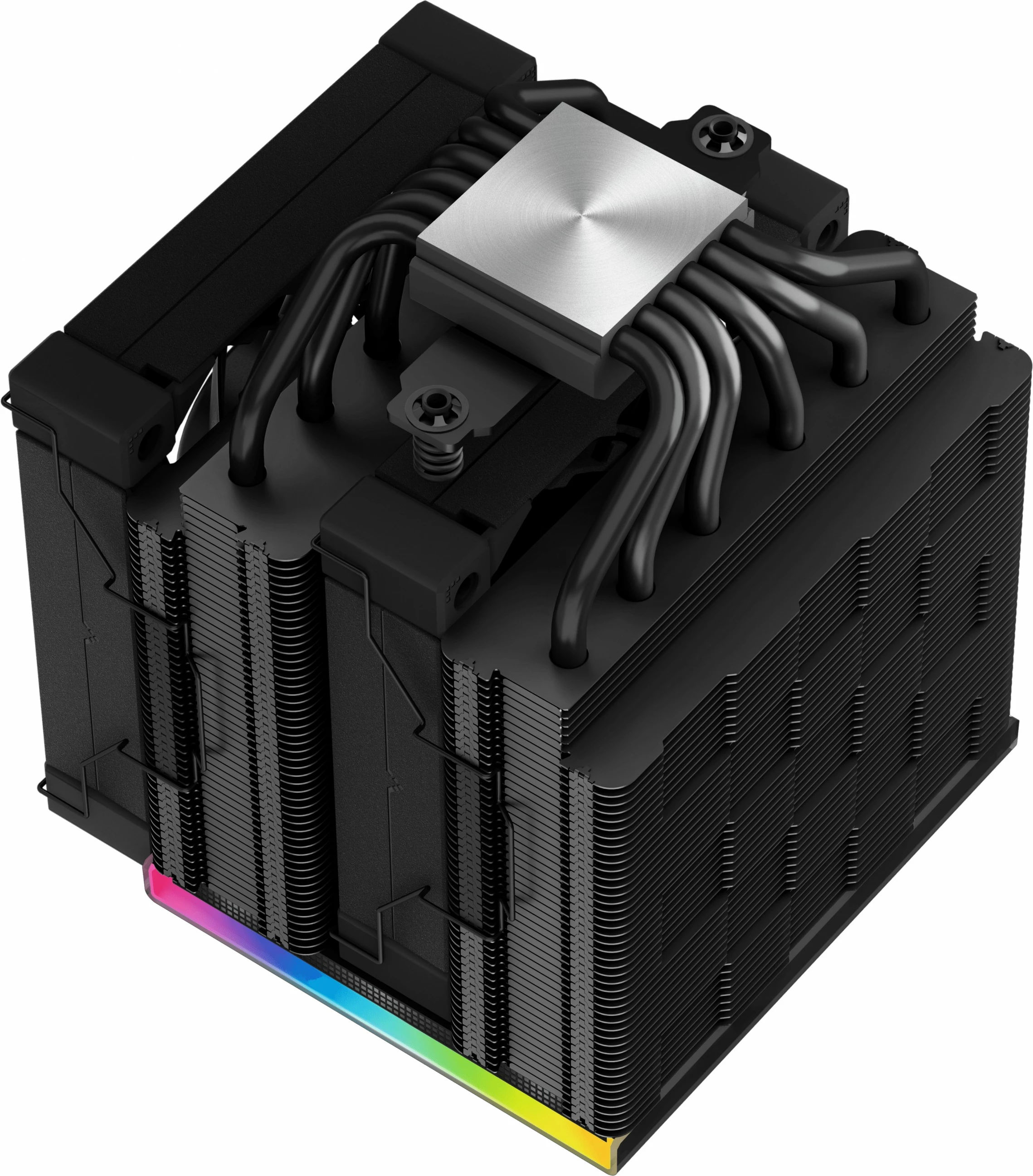 Ftohës ajri DeepCool AK620 DIGITAL, 2 ventilatorë 12cm, ekran digjital, ARGB, i zi