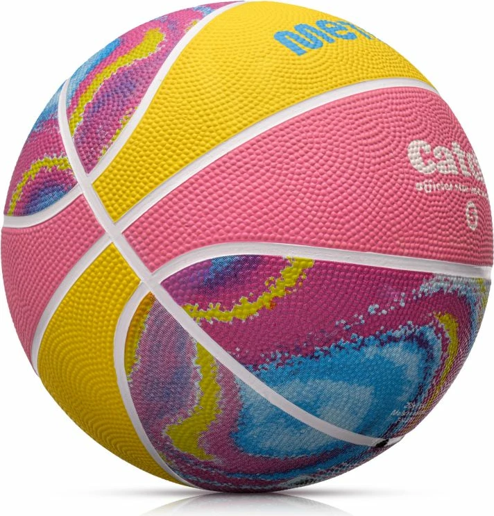 Top për basketboll për fëmijë Meteor, me ngjyra [Madhësia: Standarde]