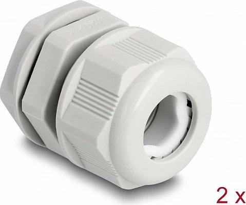 Glandë kablli DeLOCK EX M20, IP68, 10-14 mm, 2 copë, gri