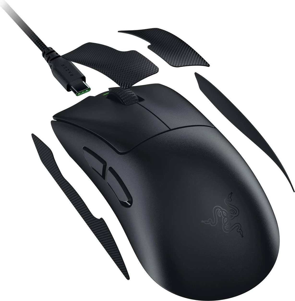Maus Razer DeathAdder V4 Pro, wireless/USB-C, i zi