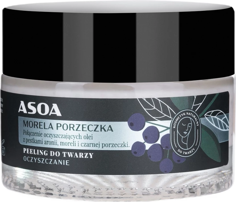 Peeling për fytyrë Asoa Morela-Porzeczka për femra, 50ml