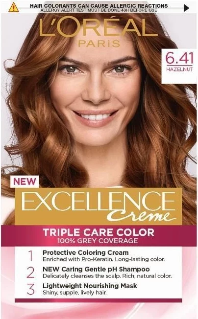 Ngjyrë për flokë Loreal Exellence no. 6.41,