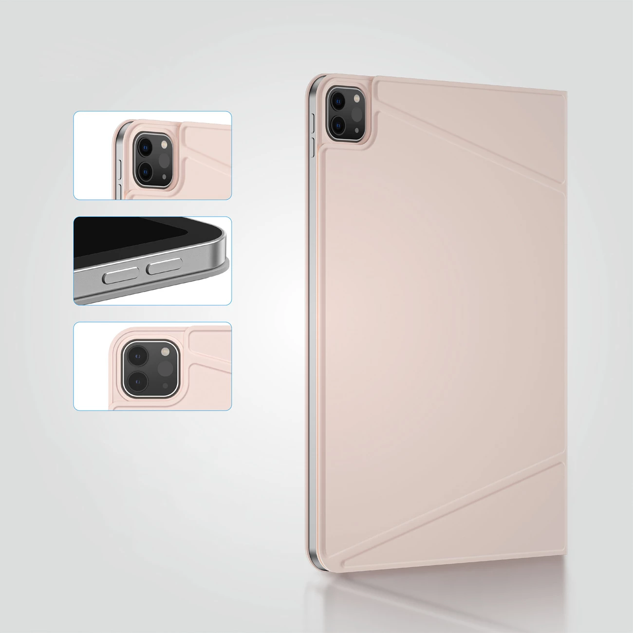 Mbështjellës tablet AmazingThing Matte Pro Mag Folio me stand për iPad Air 11" M3 (2025), rozë